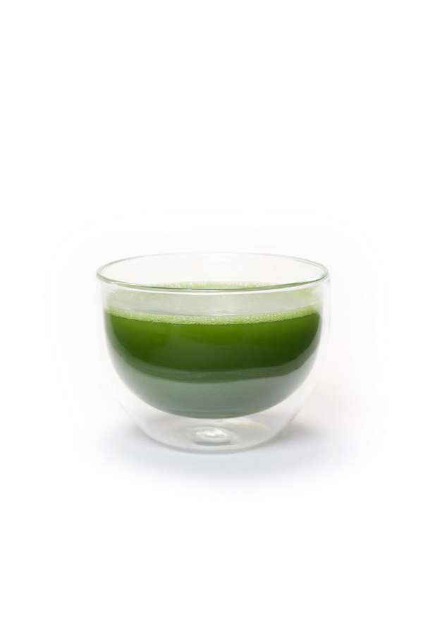 Camellia Sinensis - Double Wall Glass Matcha Bowl | Iris