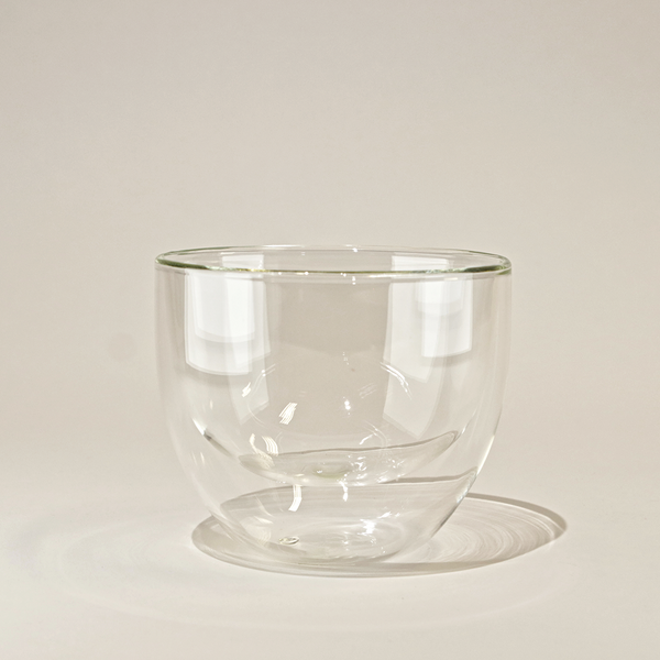 Camellia Sinensis  - Double Wall Glass Matcha Bowl | Iris